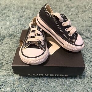 Converse Chuck Taylor All Star Low-Top Unisex Sneaker | Black | Toddler Size 3